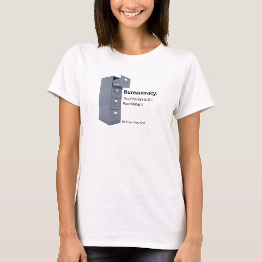 Bureaucratie - Vrouwen T-shirt (Voorkant)