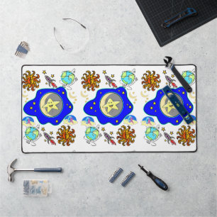 Bureaumat Aliens Space Astronauten