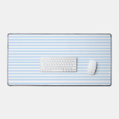 Bureaumat blauw & witte streep (Keyboard & Muis)