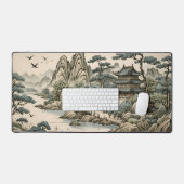 Bureaumat - Chinees schilderij (Keyboard & Muis)