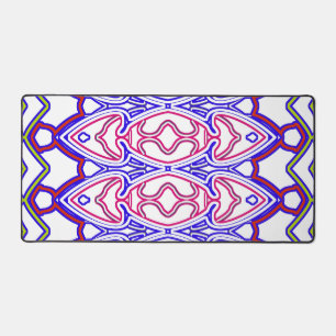 Bureaumat, een elegant veelkleurig naadloos ontwer bureaumat