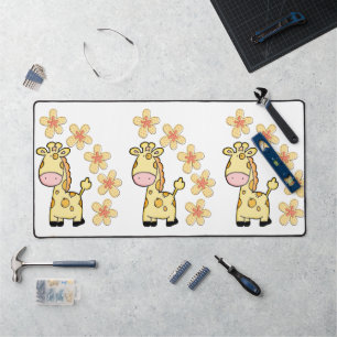 Bureaumat Giraffe Floral
