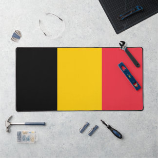Bureaumat met vlag van België