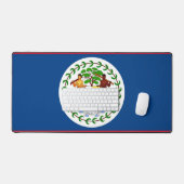 Bureaumat met vlag van Belize (Keyboard & Muis)