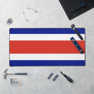 Bureaumat met vlag van Costa Rica