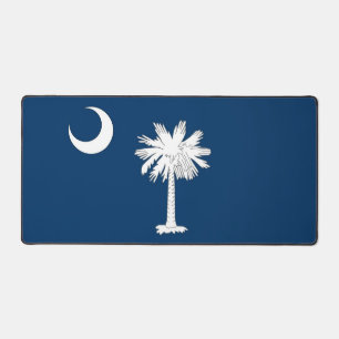Bureaumat met vlag van South Carolina, VS