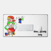 Bureaumat schoonmaakster (Keyboard & Muis)