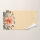 Bureaux Rose Lilac Sur Arrière - plan Peach (Serviette à main)