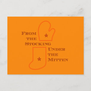 Buren zeggen Hi Briefkaart