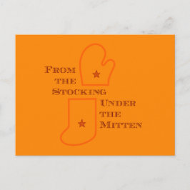 Buren zeggen Hi Briefkaart