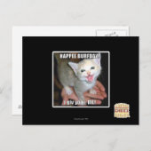 BURFDAY! BRIEFKAART (Voorkant / Achterkant)