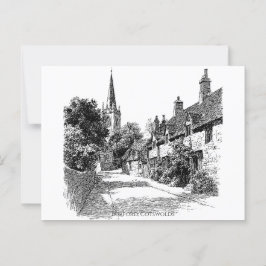 Burford Village Cotswolds Briefkaart