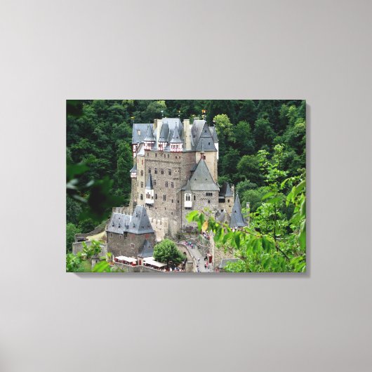 Burg Eltz castle, Duitsland Canvas Afdruk (Voorkant)