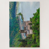 Burg Katz Castle. Legpuzzel (Verticaal)