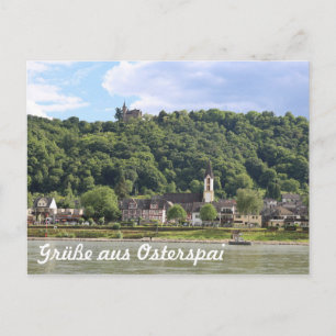 Burg Osterspai am Rhein Briefkaart