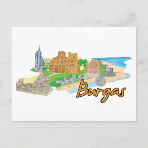 Burgas Bulgarije Briefkaart