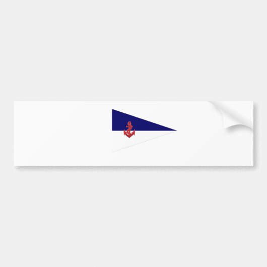 burgee bumpersticker (Voorkant)