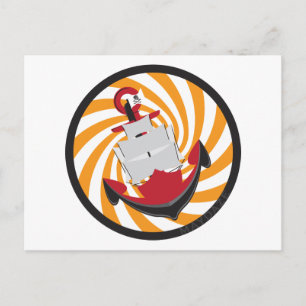 burgemeester duizelig anker briefkaart