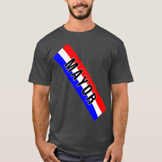 burgemeester sash kostuum burgemeester t-shirt