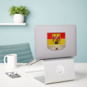Burgenland Sticker (Laptop op bureau)