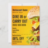 Burger 5x7 brochure kaart (Achterkant)