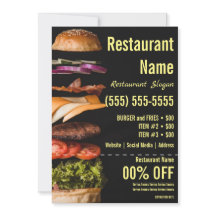Burger 5x7 brochure