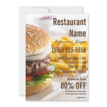 Burger 5x7 Flyer