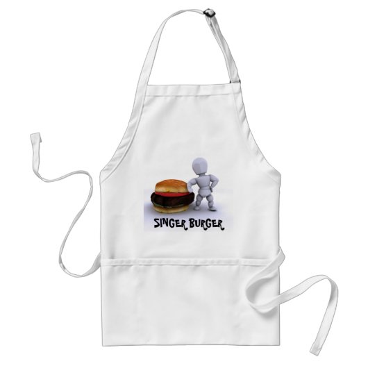 Burger Apron Standaard Schort (Voorkant)