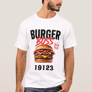 🍔 Burger Baas Fast Food Restaurant Manager 👑 T-shirt