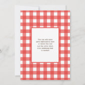 Burger Barbeque | Zomer BBQ Kaart (Achterkant)