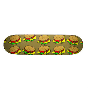 Burger Behang Skateboard