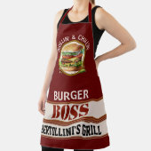 Burger Boss Tout-En-Tout Imprimer Tablier (Insitu)