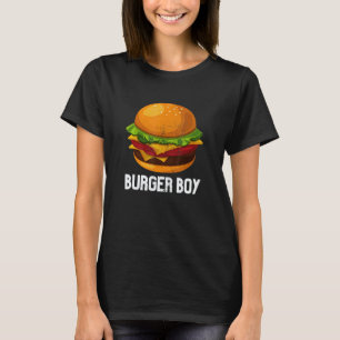 Burger Boy Cheeseburger Hamburger  Veganisten T-shirt