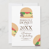 Burger Brunch Graduation Invitation (Devant)