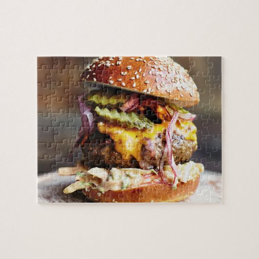Burger délicieux de Big Bob 110 pièces puzzle (Horizontal)