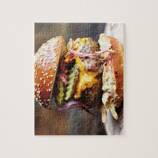 Burger délicieux de Big Bob 110 pièces puzzle (Vertical)