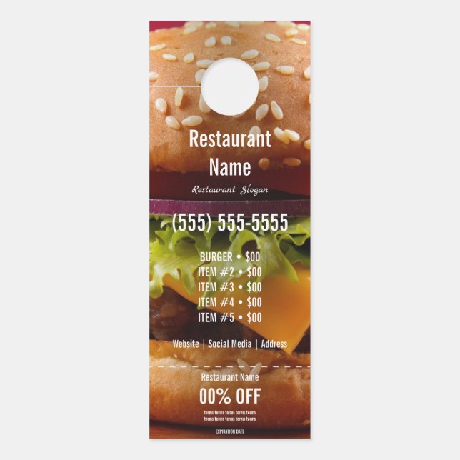 Burger Deur Hanger (Voorkant)
