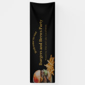 Burger en Brews Party Banner (Verticaal)