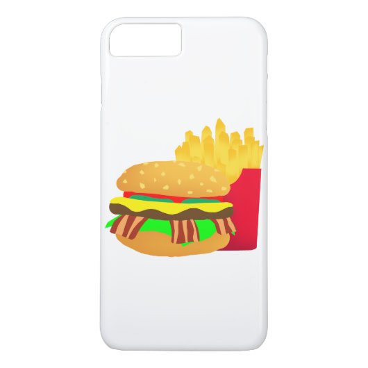 Burger en Fries Case-Mate iPhone Case (Achterkant)