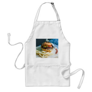 Burger en friet standaard schort