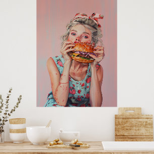 Burger Girl Poster