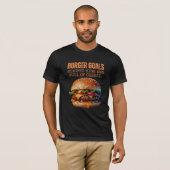 Burger Goals: Stapel hoog en vol kaas T-shirt (Voorkant volledig)
