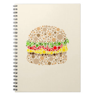 Burger In Stippen Notitieboek