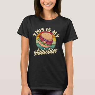 Burger is mijn verslaving Cheeseburger T-shirt