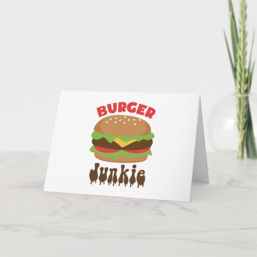 Burger Junkie Kaart (Voorkant)