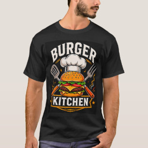 🍔 Burger Keuken Crew Creatief Restaurant Personee T-shirt
