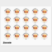 Burger Lover Restaurant Sticker (Vel)