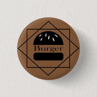 Burger lover ronde button 3,2 cm