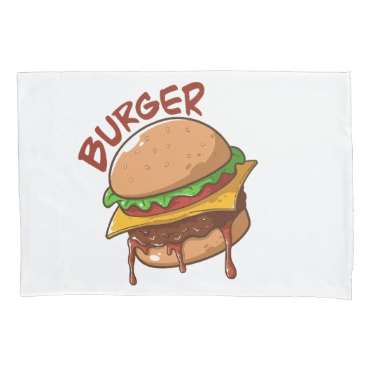 Burger Lovers Kussensloop (Voorkant)