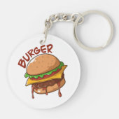 Burger Lovers Sleutelhanger (Achterkant)